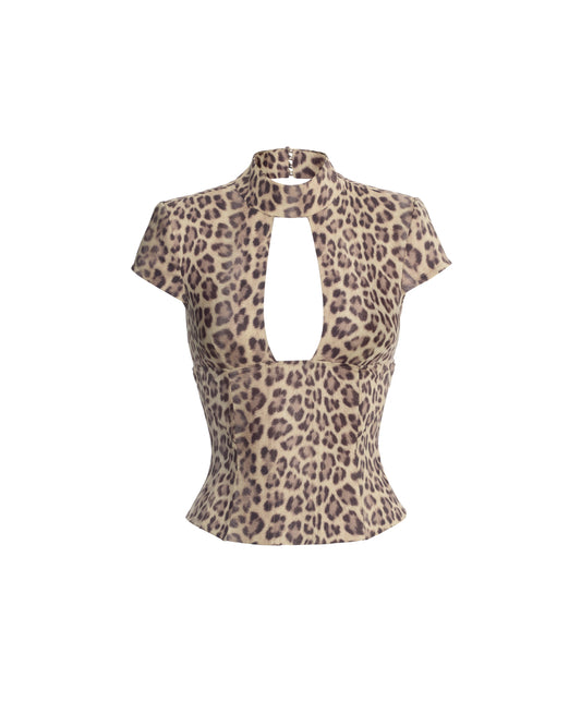 DAKOTA TOP (LEOPARD PRINT)