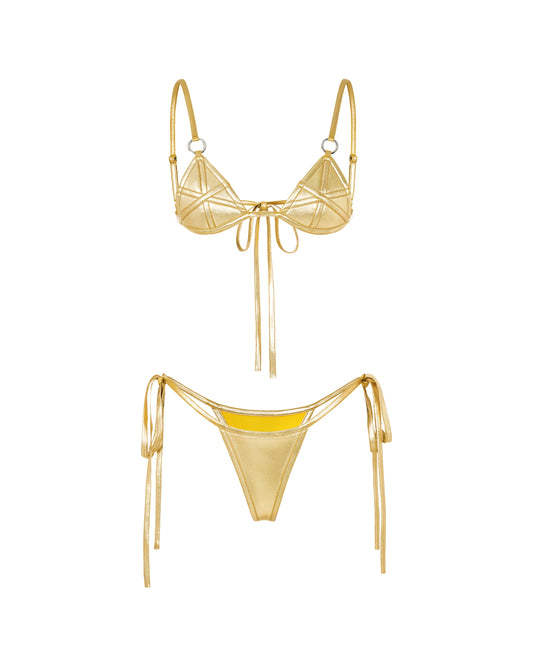BỘ BIKINI AMBER (VÀNG KIM)