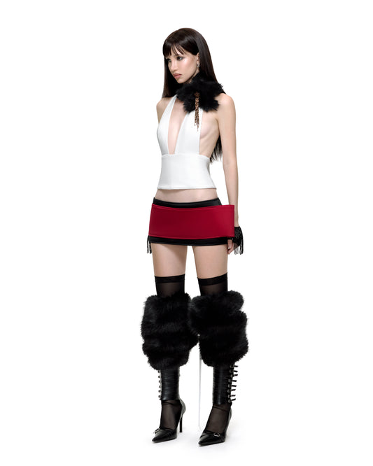 TEACUP MINI SKIRT (BLACK)