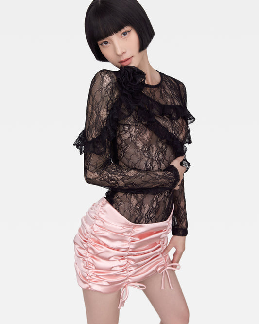 LEXA MINI SKIRT(PINK)