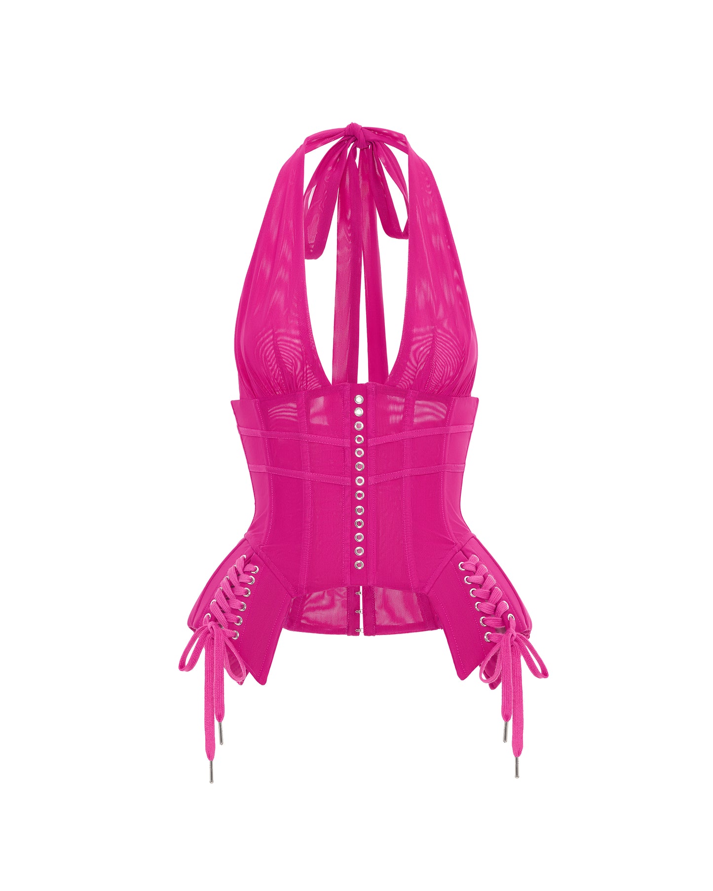JENNIFER CORSET TOP (HOT PINK)