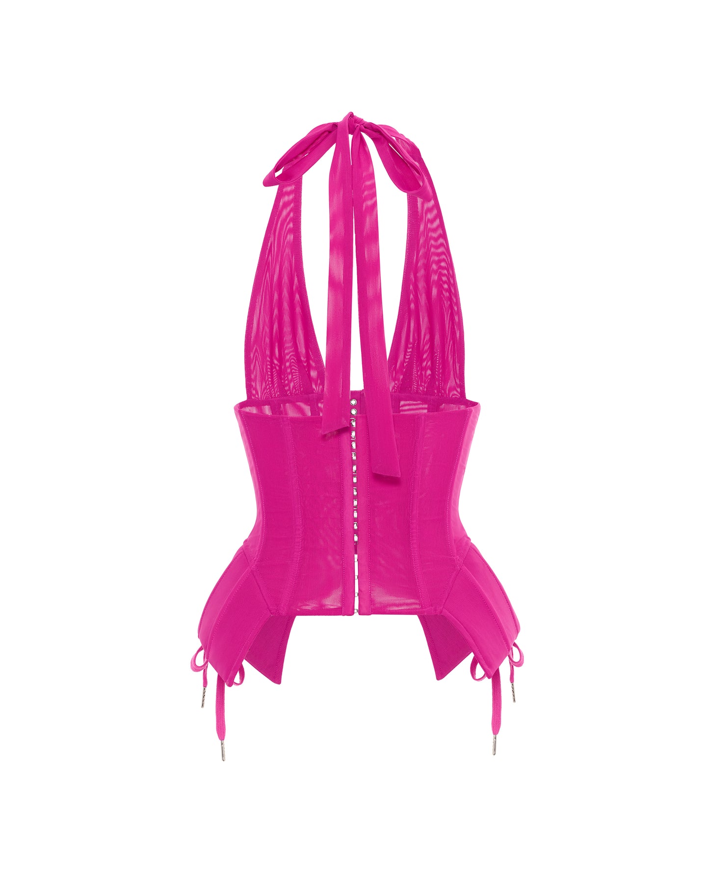 JENNIFER CORSET TOP (HOT PINK)