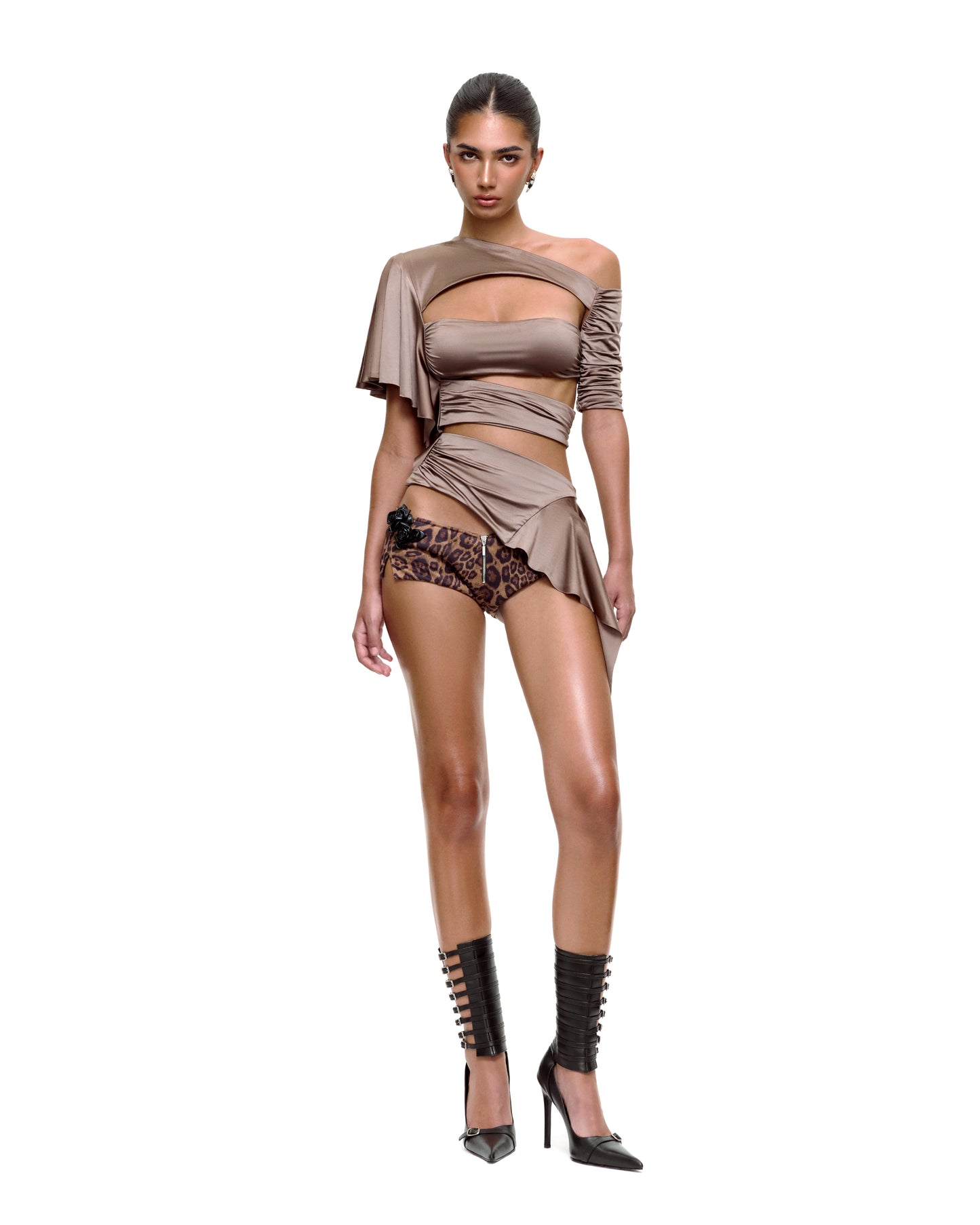 NADINE TOP (BROWN)