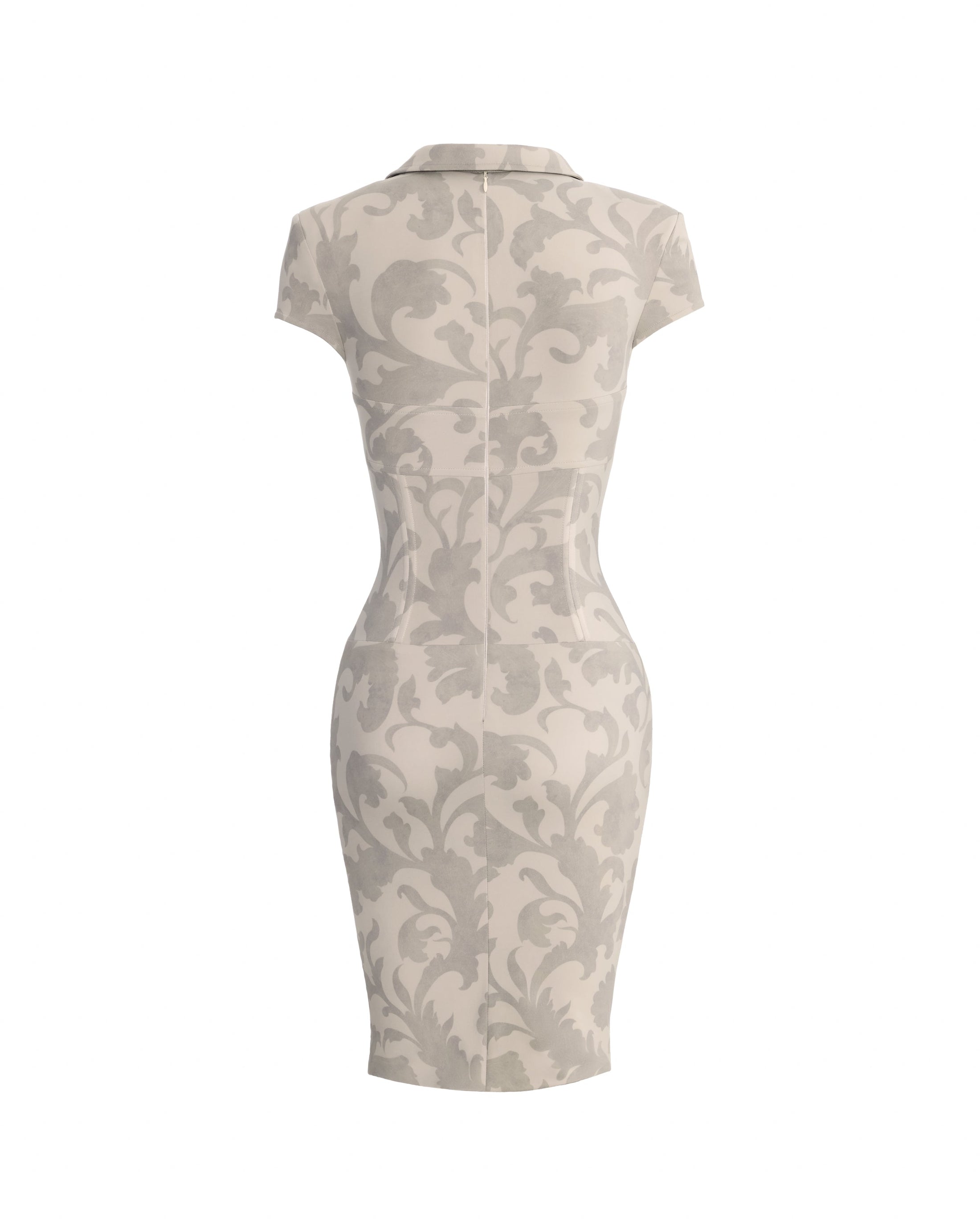 EMILY MIDI DRESS (BEIGE)