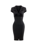 EMILY MIDI DRESS (BLACK)
