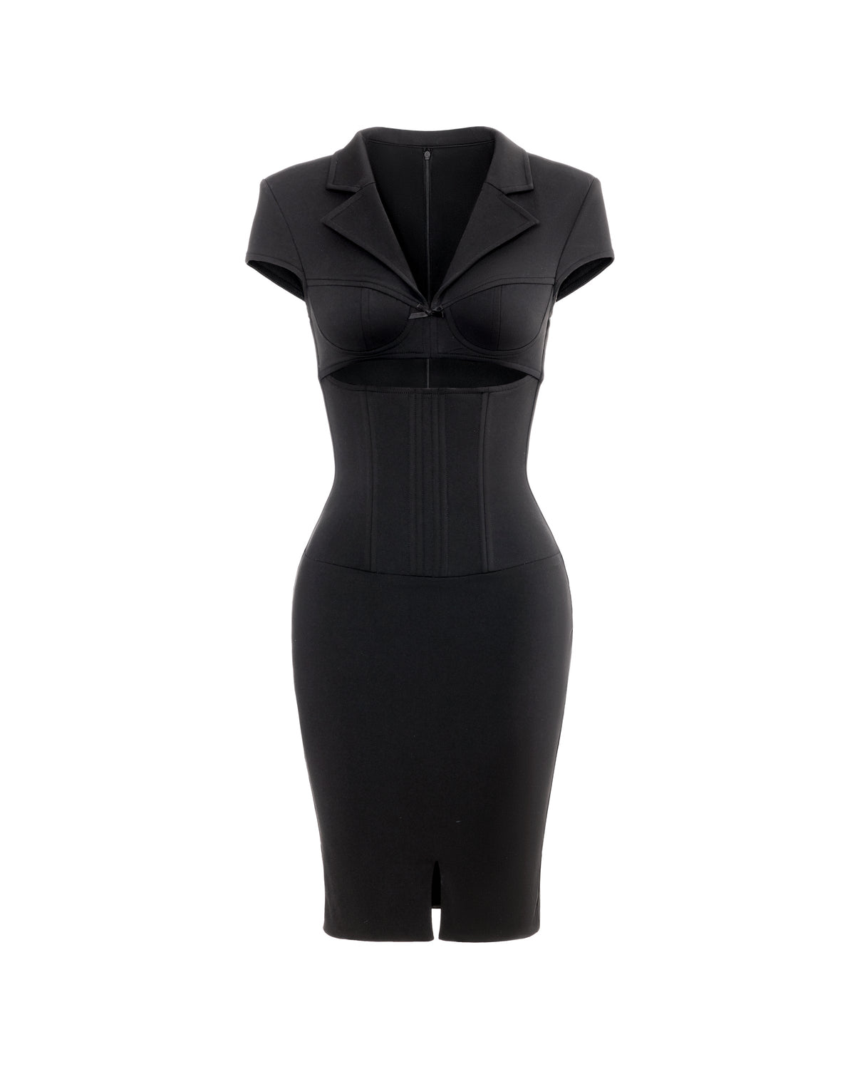 EMILY MIDI DRESS (BLACK)