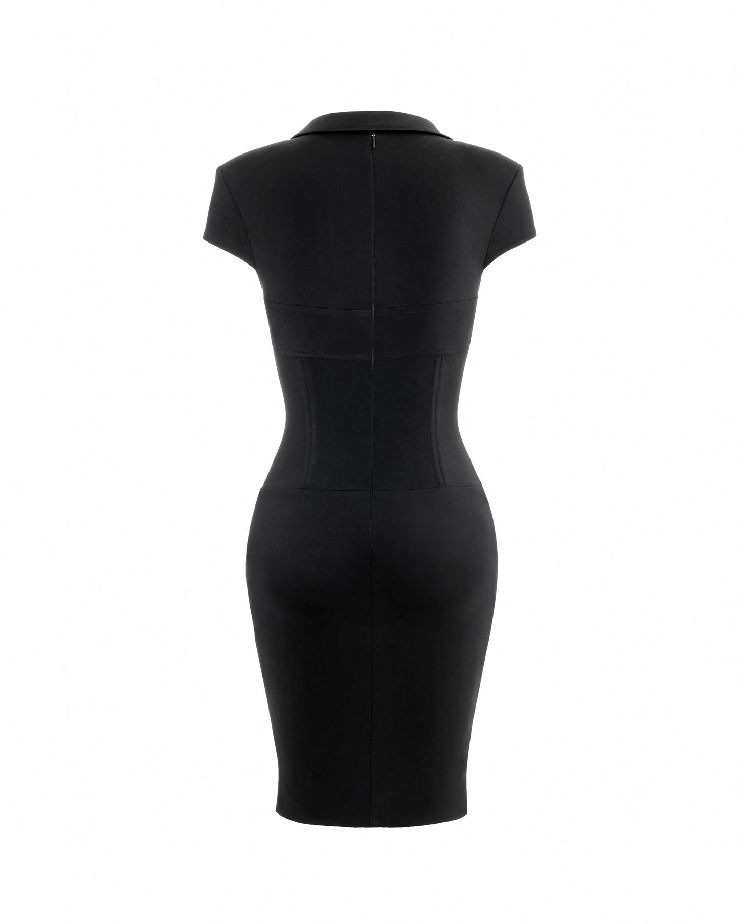 EMILY MIDI DRESS (BLACK)