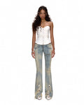 QUẦN JEANS ỐNG LOE NATALIE