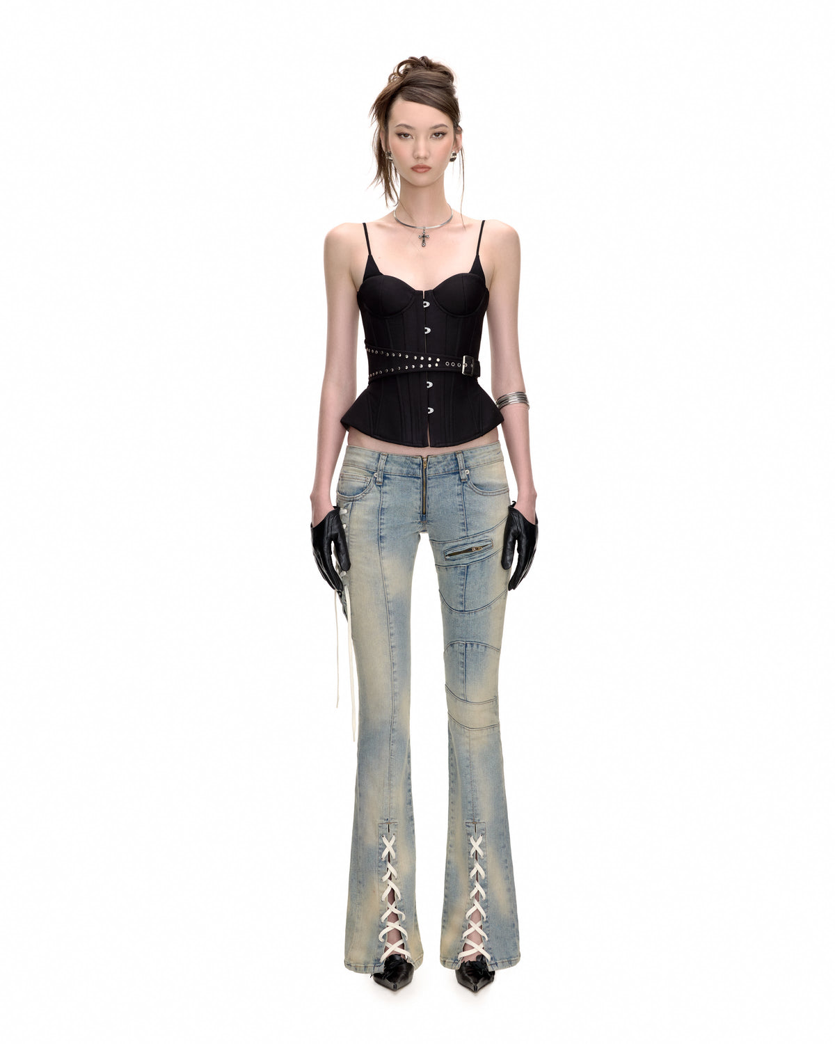 QUẦN JEANS ỐNG LOE NATALIE