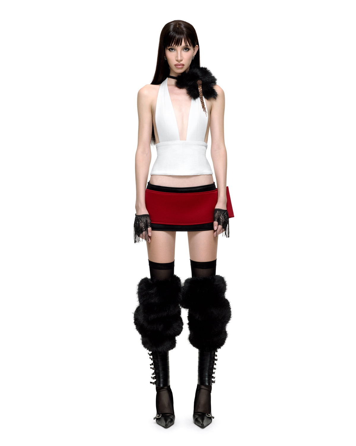 JILL CORSET TOP (WHITE)