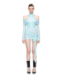 ABBY MINI DRESS (BLUE)