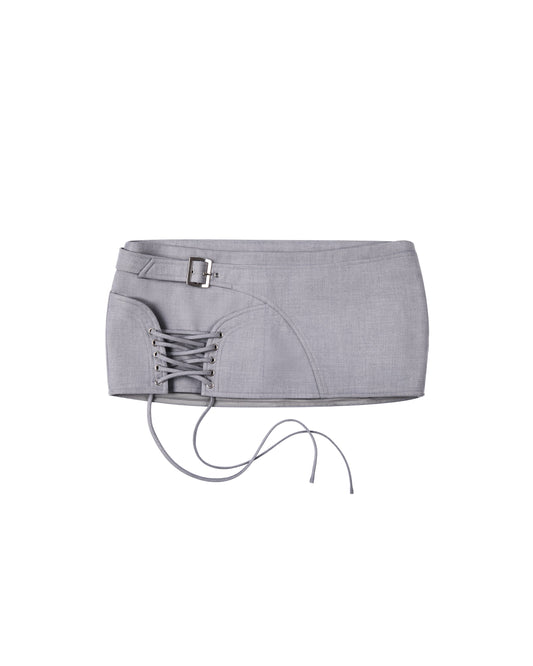 DYLAN MINI SKIRT (GRAY)