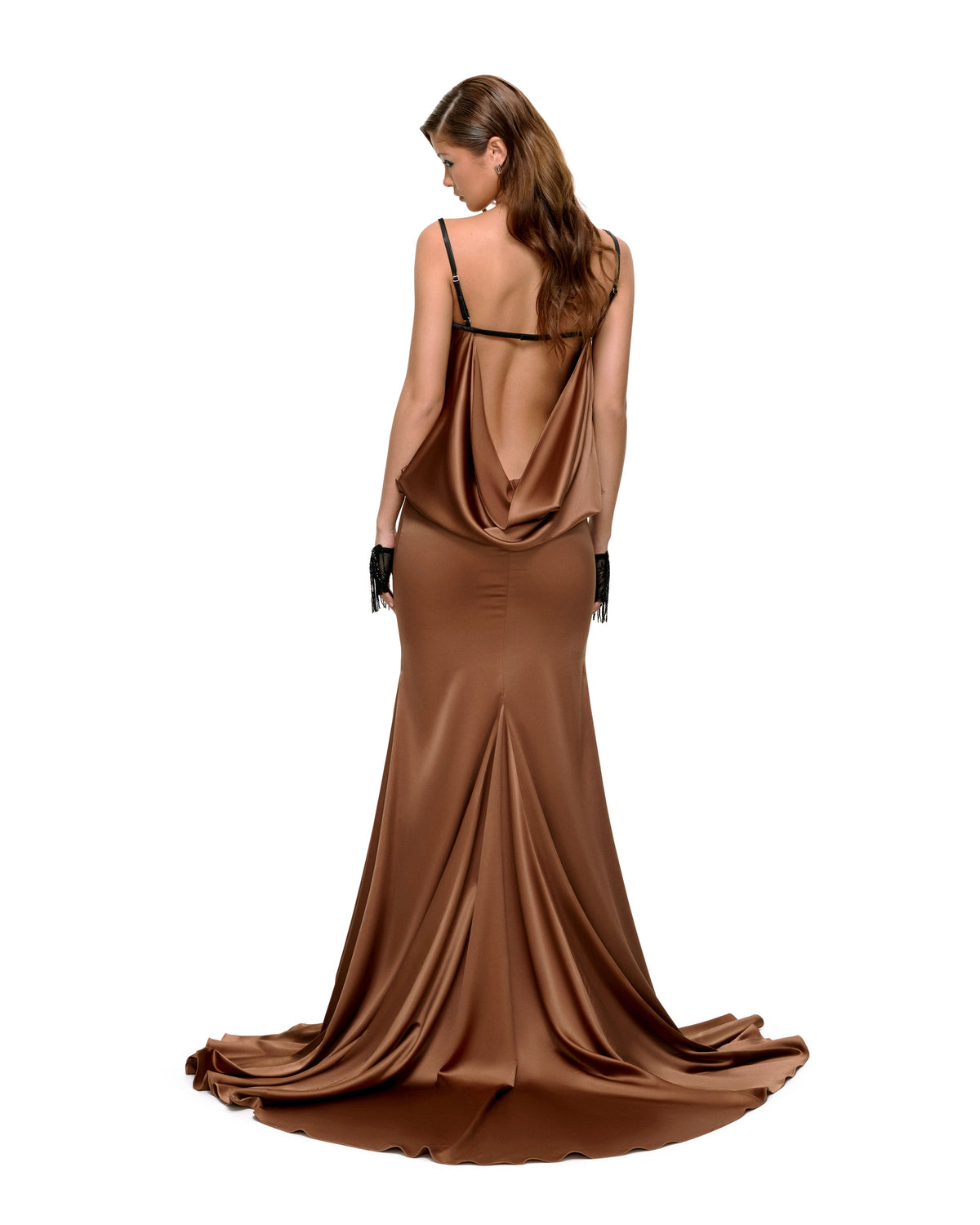 ĐẦM MAXI CELESTE (MÀU NÂU)