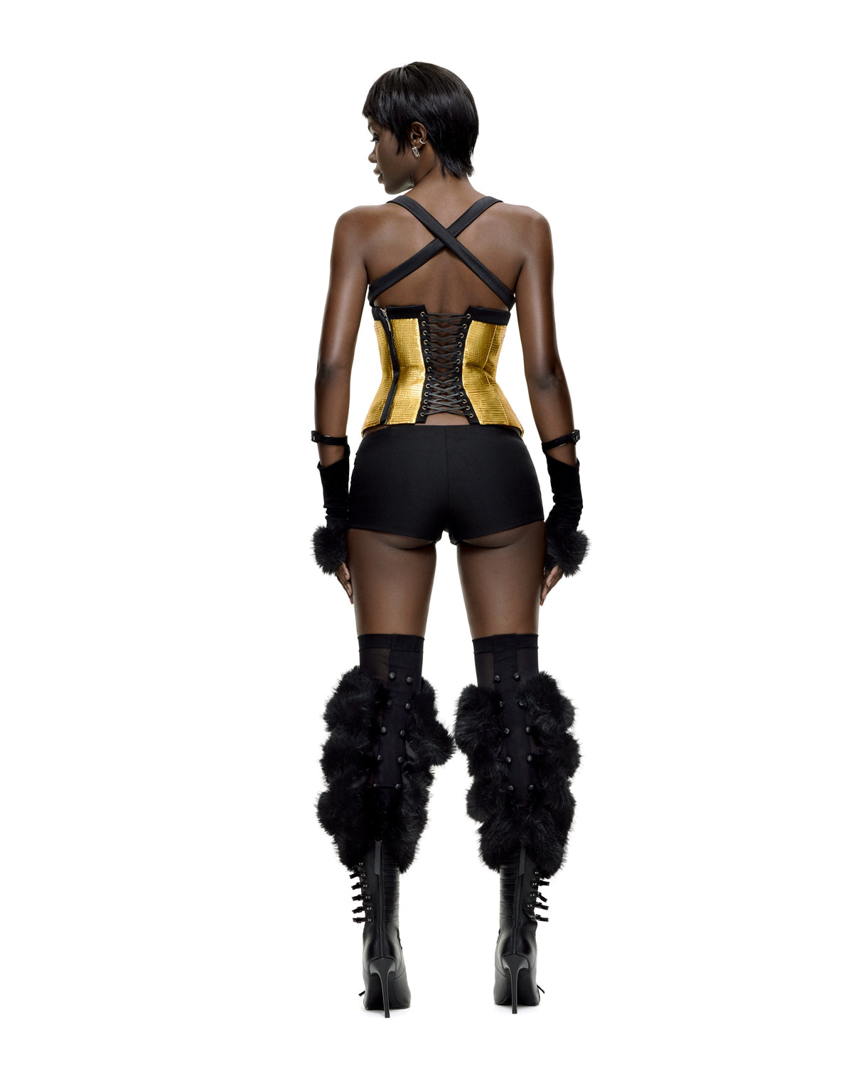 CHANTEL CORSET TOP (GOLD)