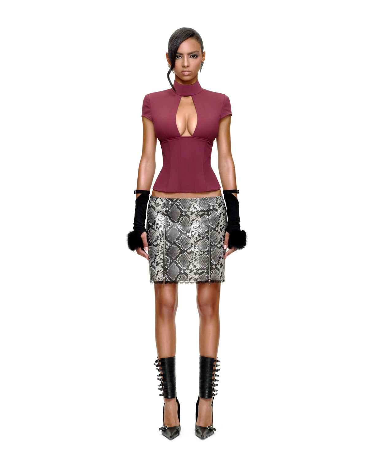 MED MIDI SKIRT