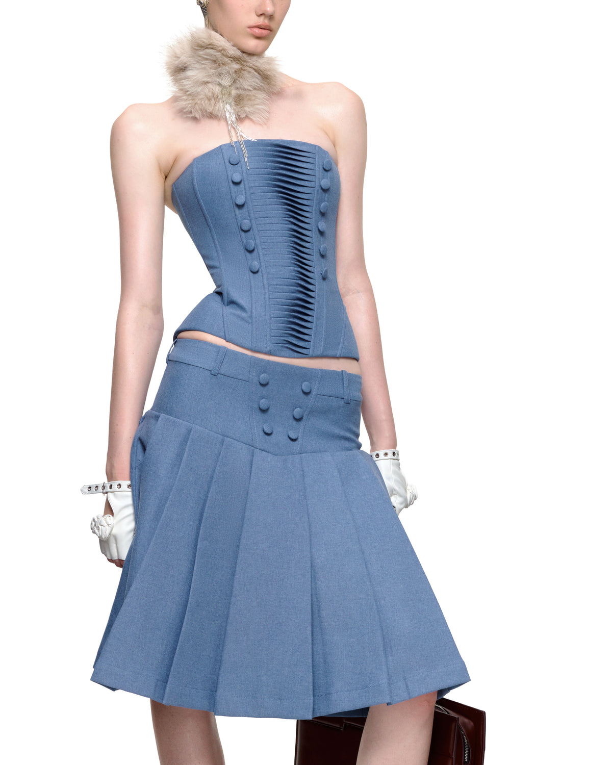 EUGENE MIDI SKIRT