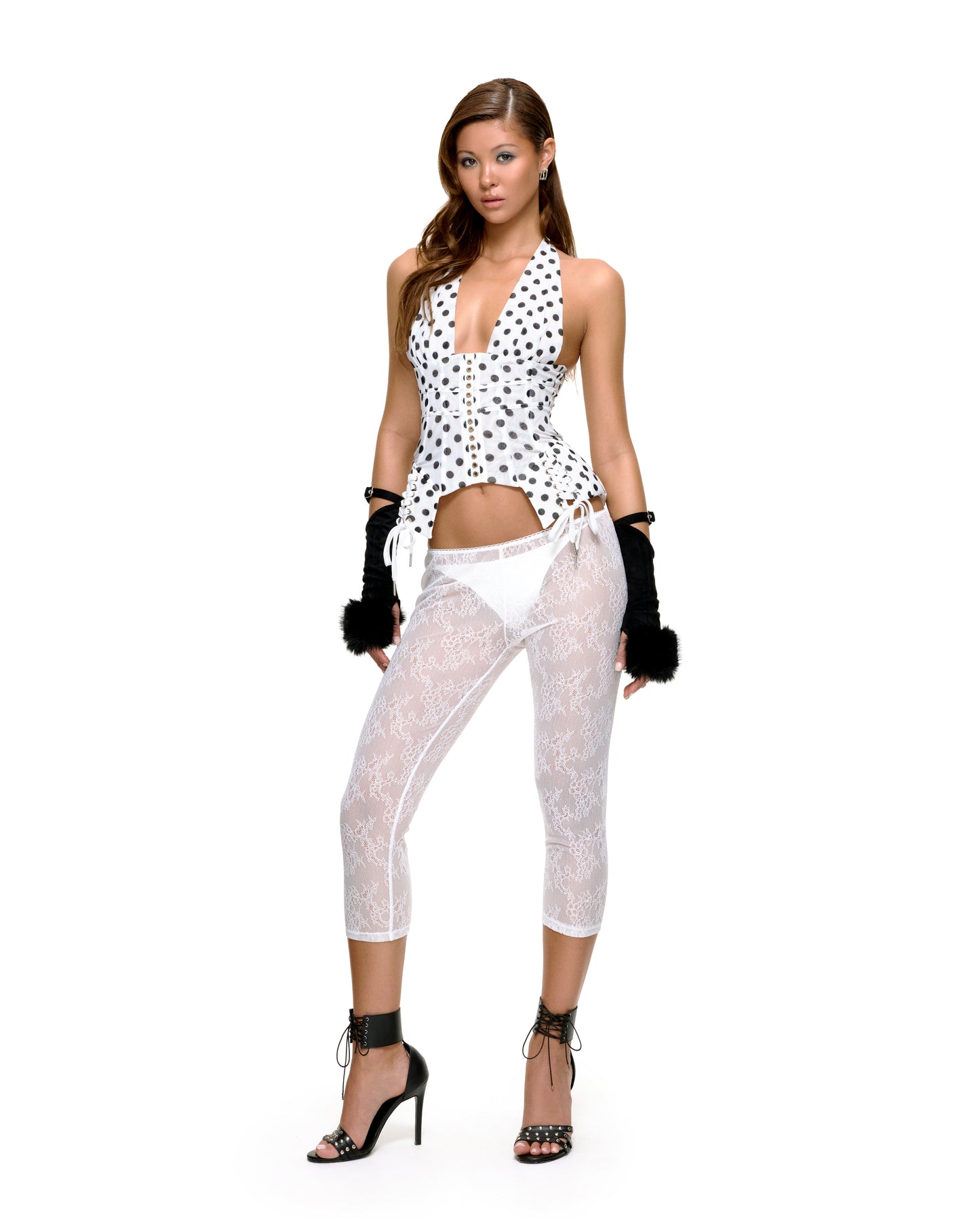 JENNIFER CORSET TOP (POLKA DOT)