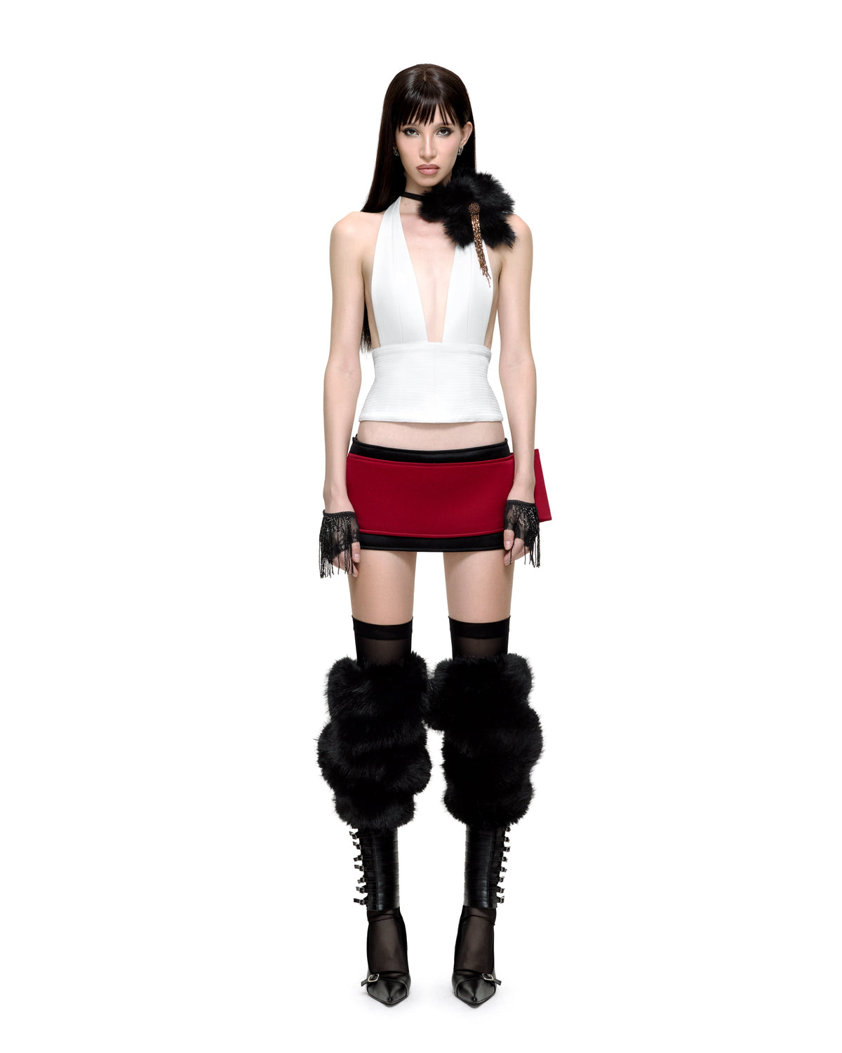 TEACUP MINI SKIRT (BLACK)