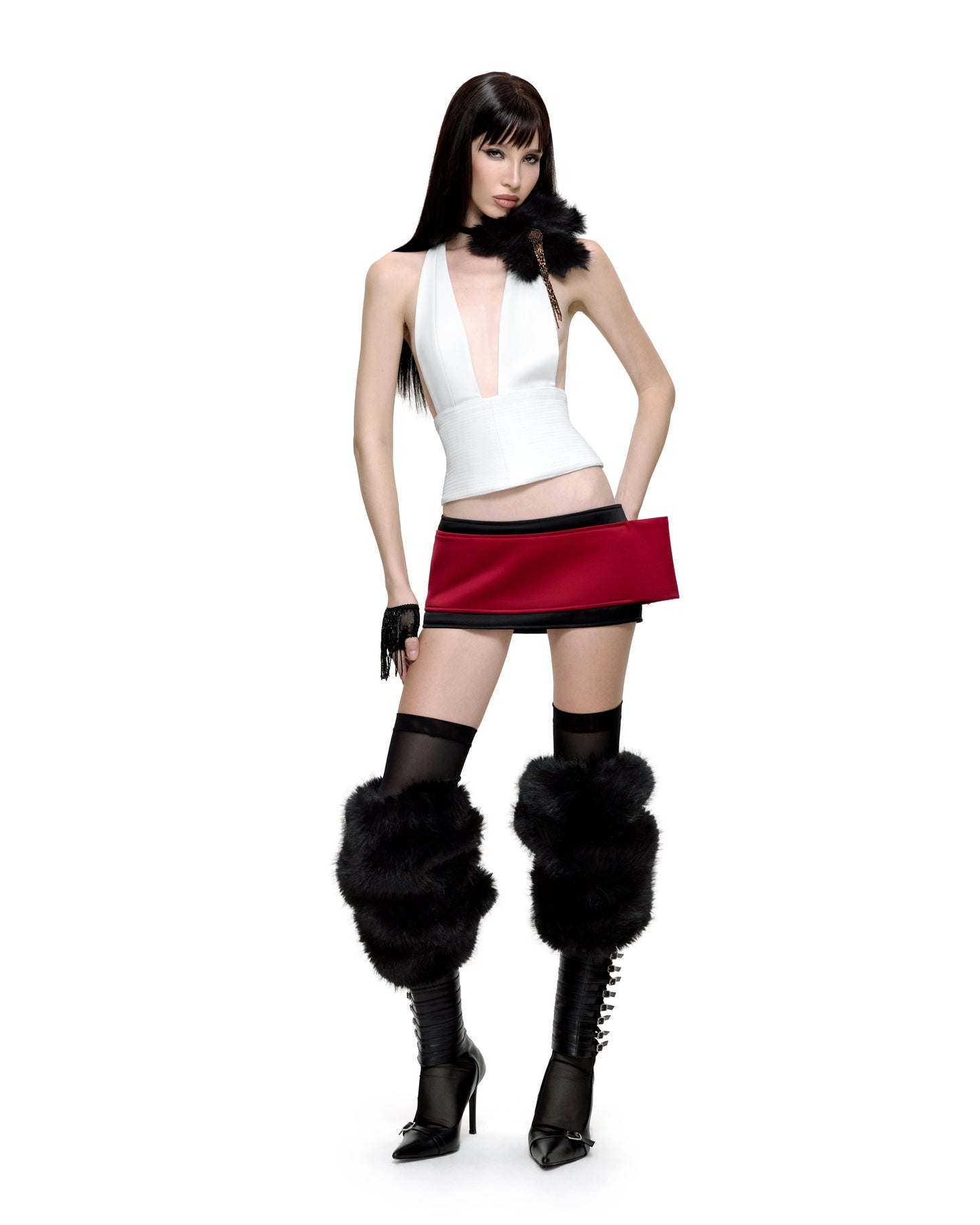 TEACUP MINI SKIRT (BLACK)