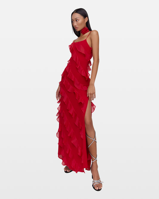 JOSLENE DRESS (RED)