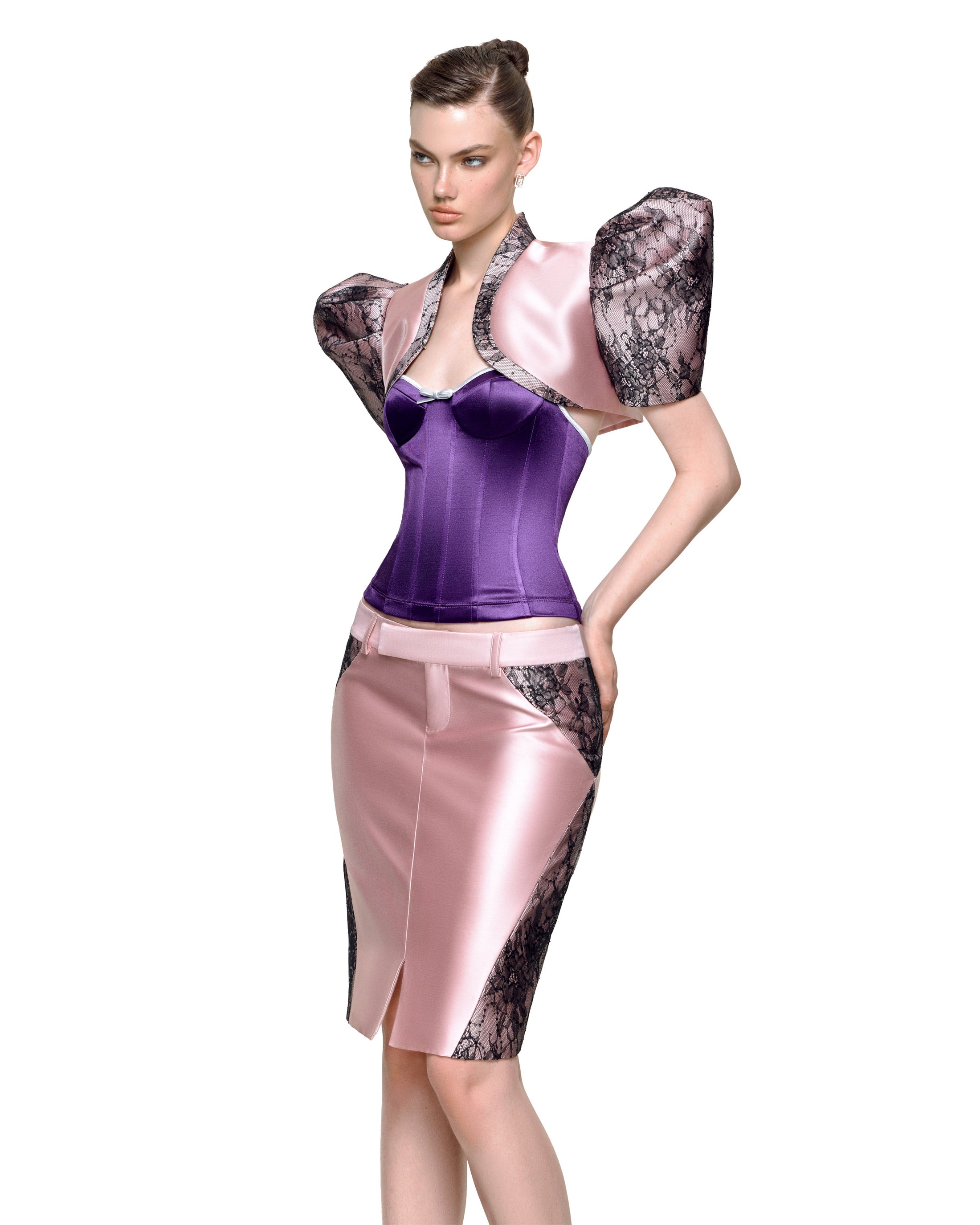 MARIPOSA MIDI SKIRT (PINK)