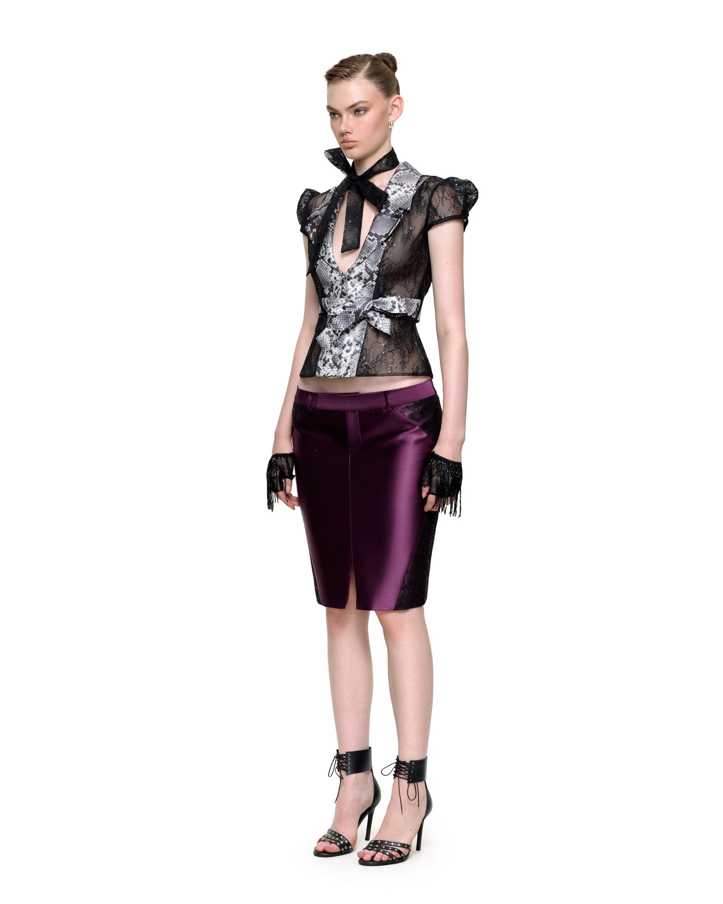 MARIPOSA MIDI SKIRT (PURPLE)