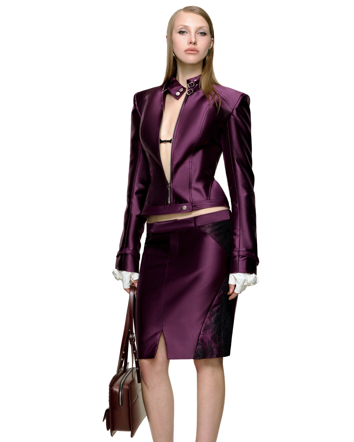 MARIPOSA MIDI SKIRT (PURPLE)