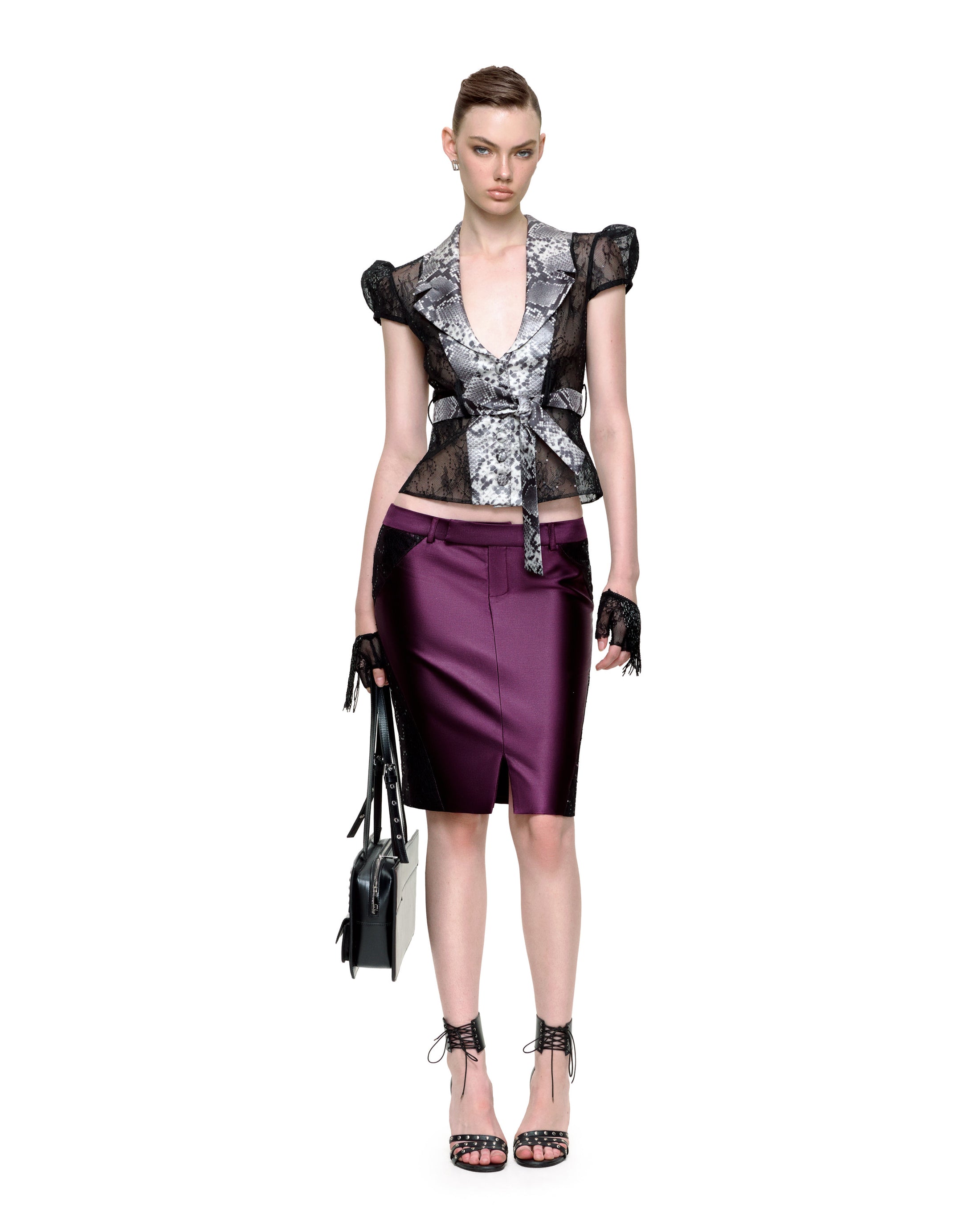 MARIPOSA MIDI SKIRT (PURPLE)