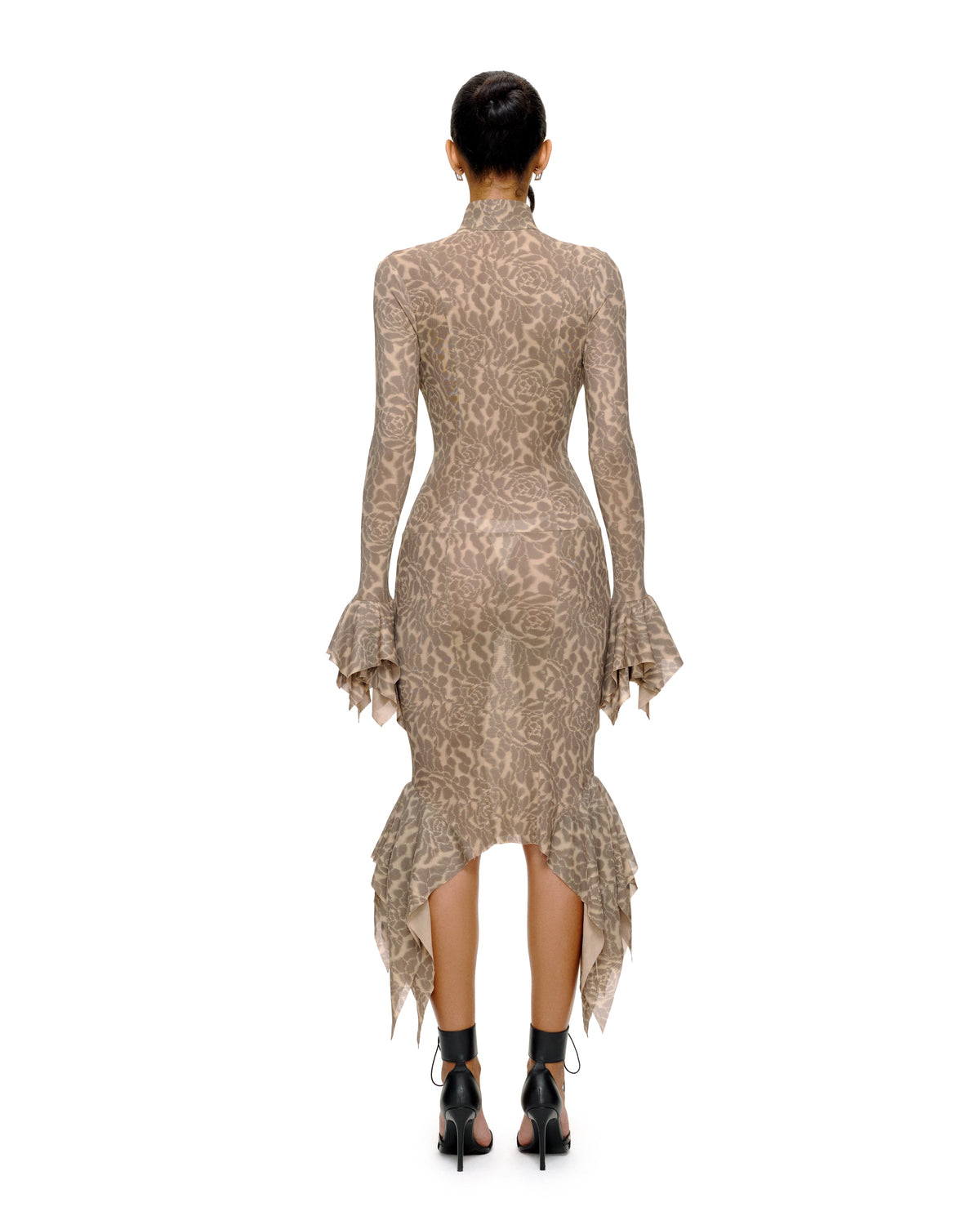 MELROSE MIDI DRESS (BEIGE)
