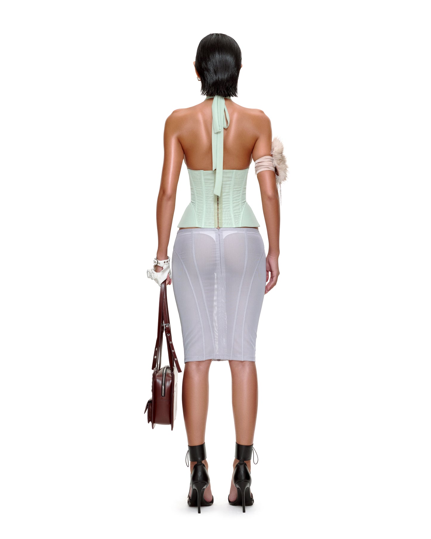 MIRANDA CORSET TOP (GREEN)