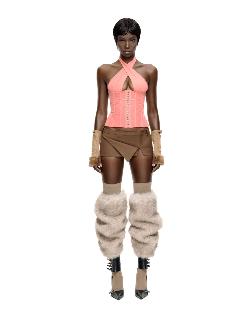 MIRANDA CORSET TOP (CORAL)