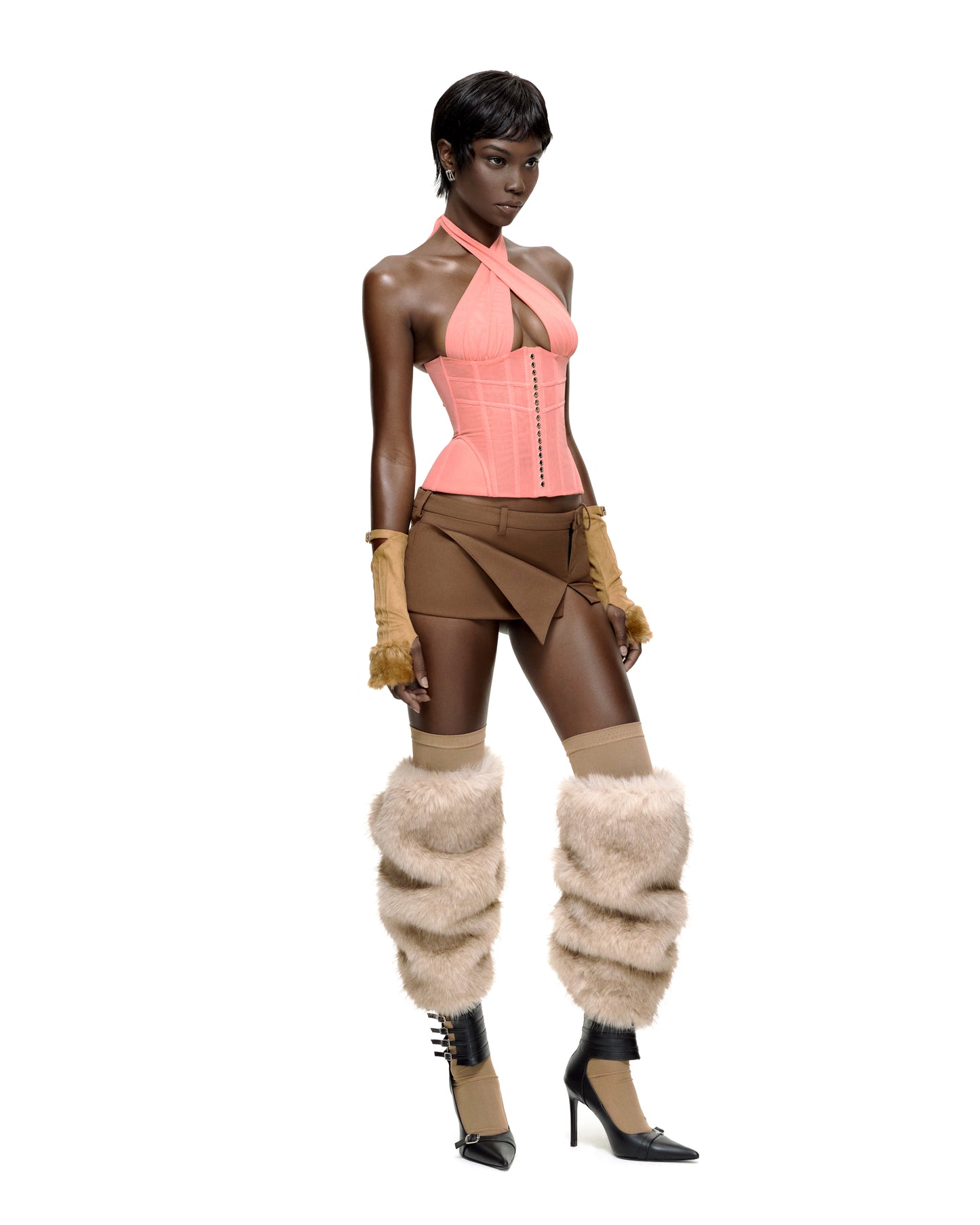 MIRANDA CORSET TOP (CORAL)