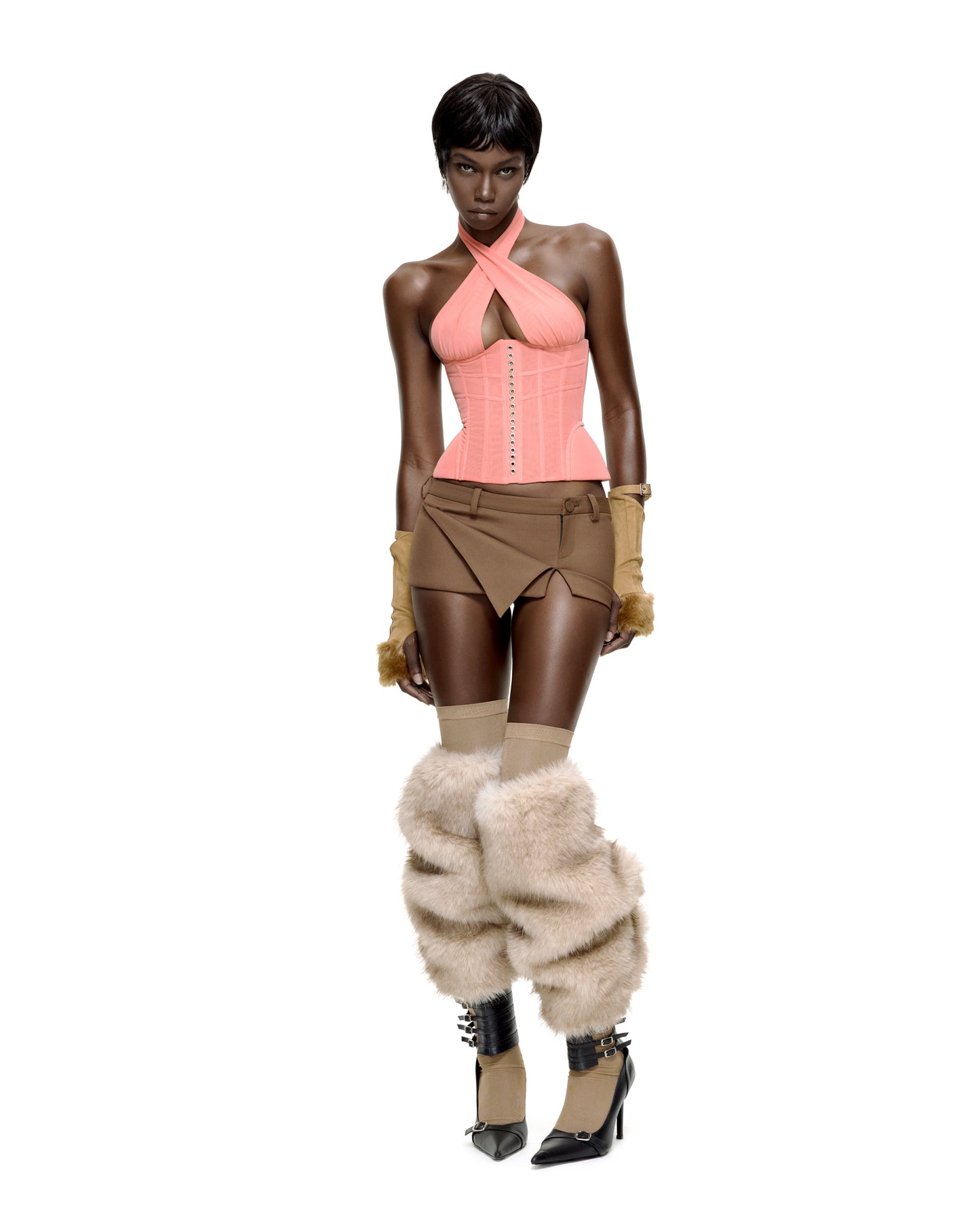 MIRANDA CORSET TOP (CORAL)