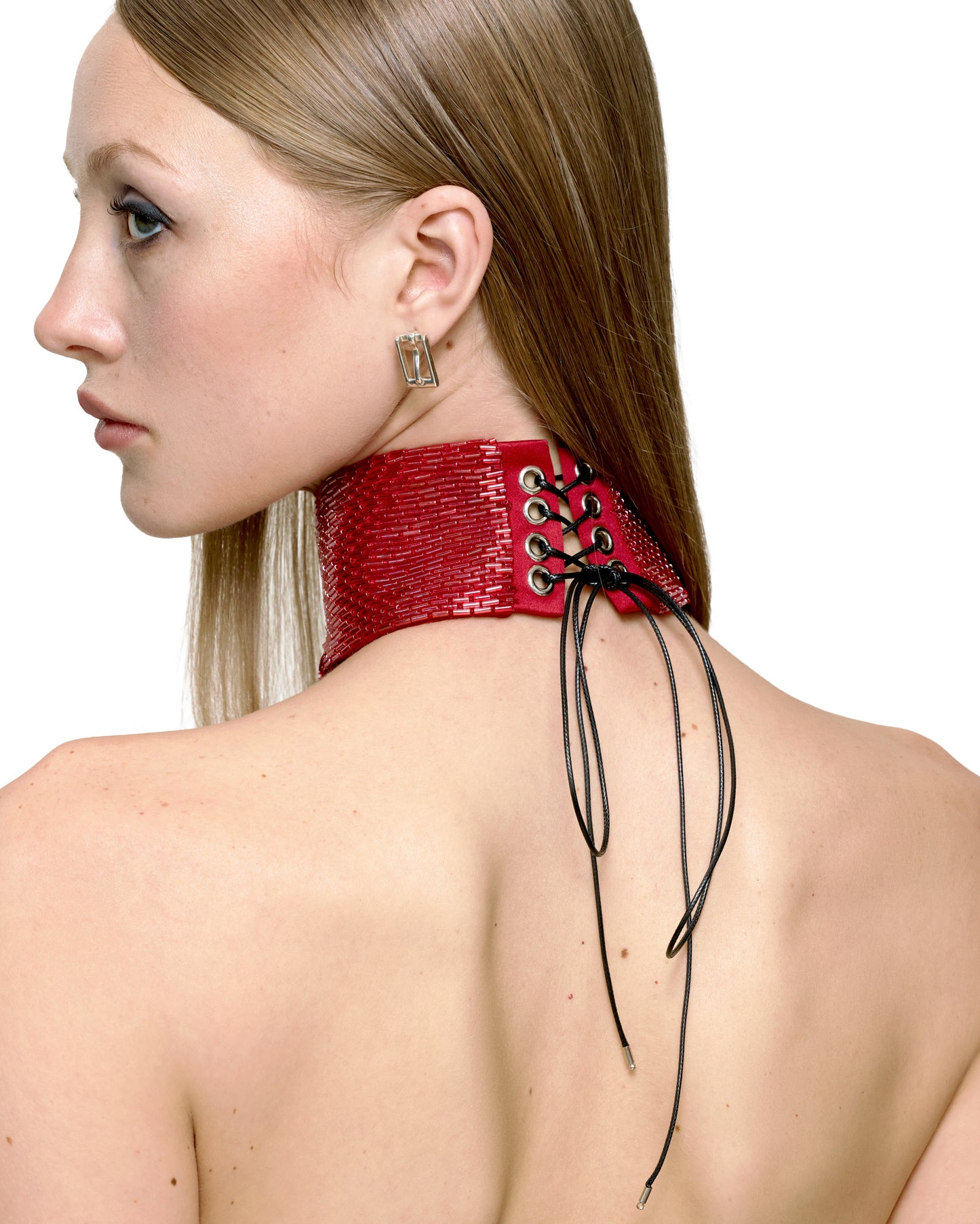 NOCTURNA CHOKER (RED)