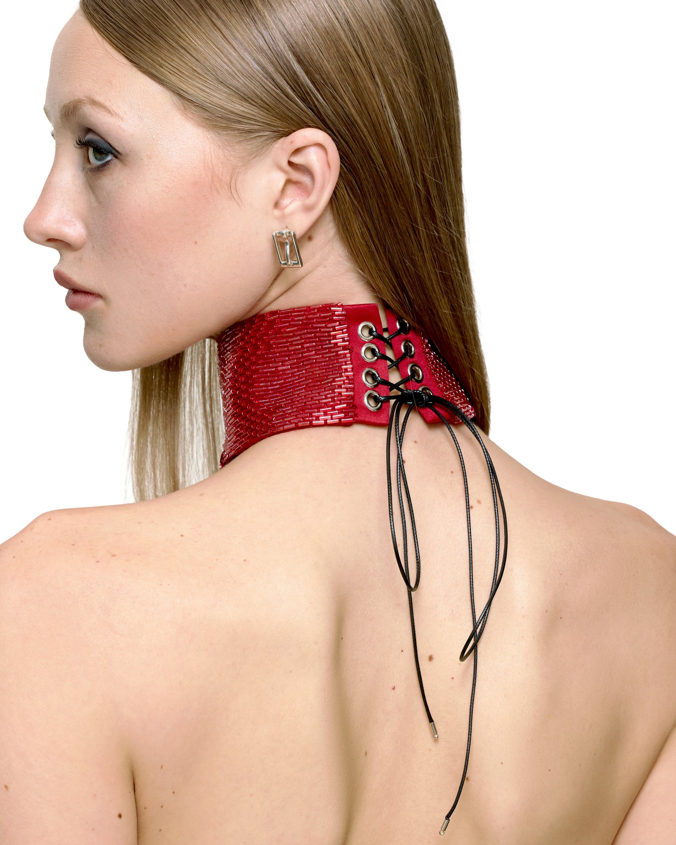 NOCTURNA CHOKER (RED)