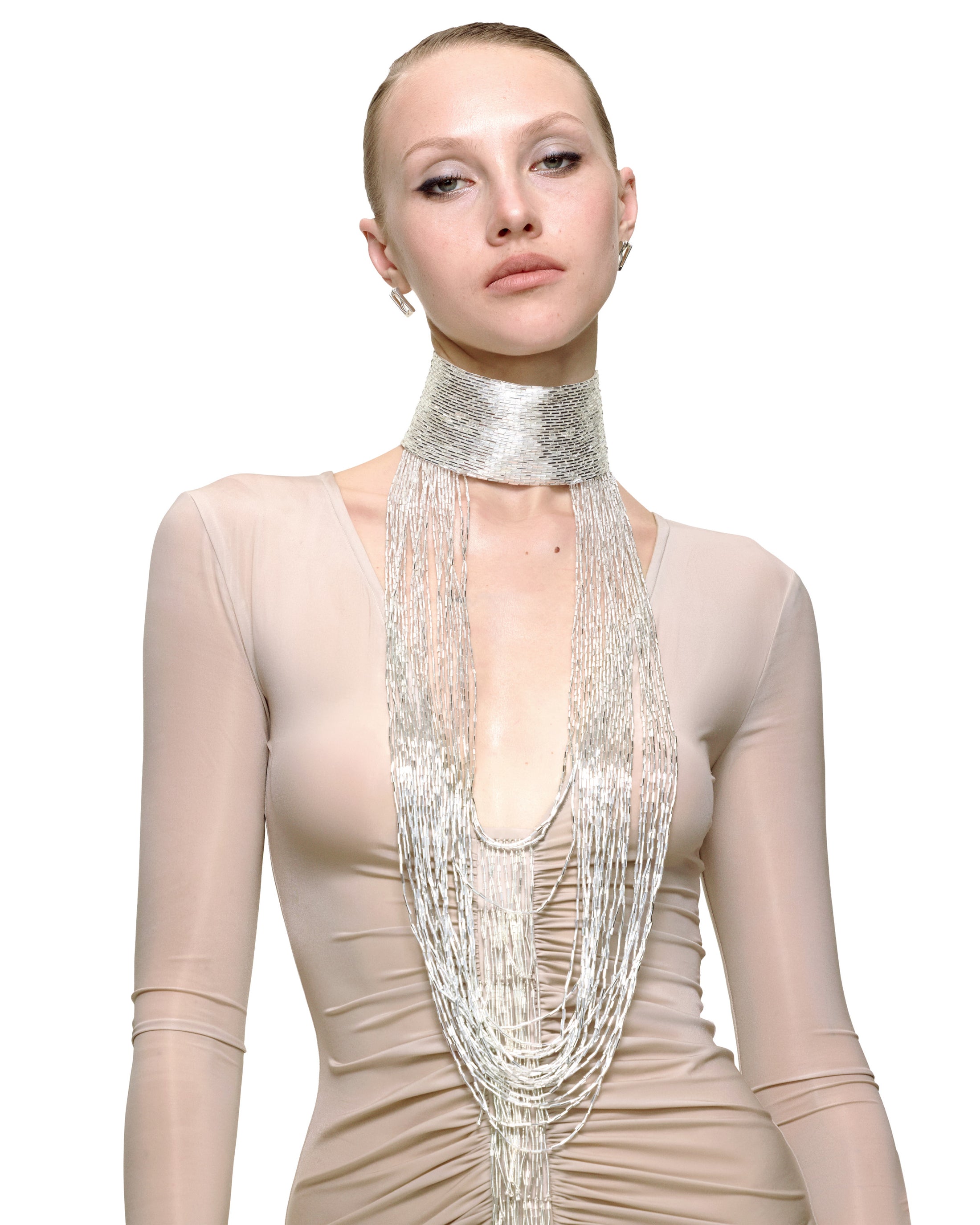NOCTURNA CHOKER (WHITE)