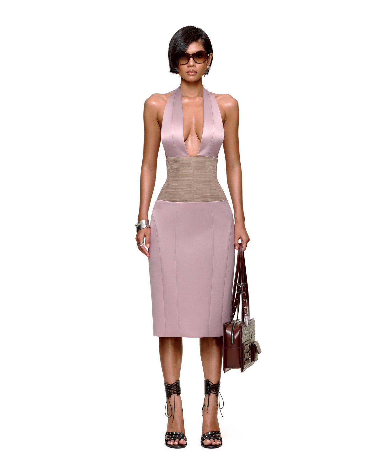 PENELOPE MIDI DRESS (PURPLE)