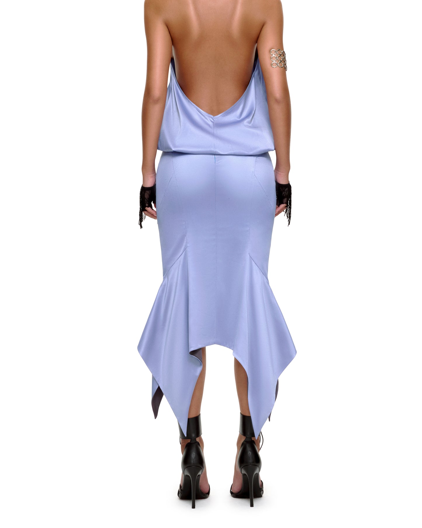 SADE MIDI SKIRT (BLUE)