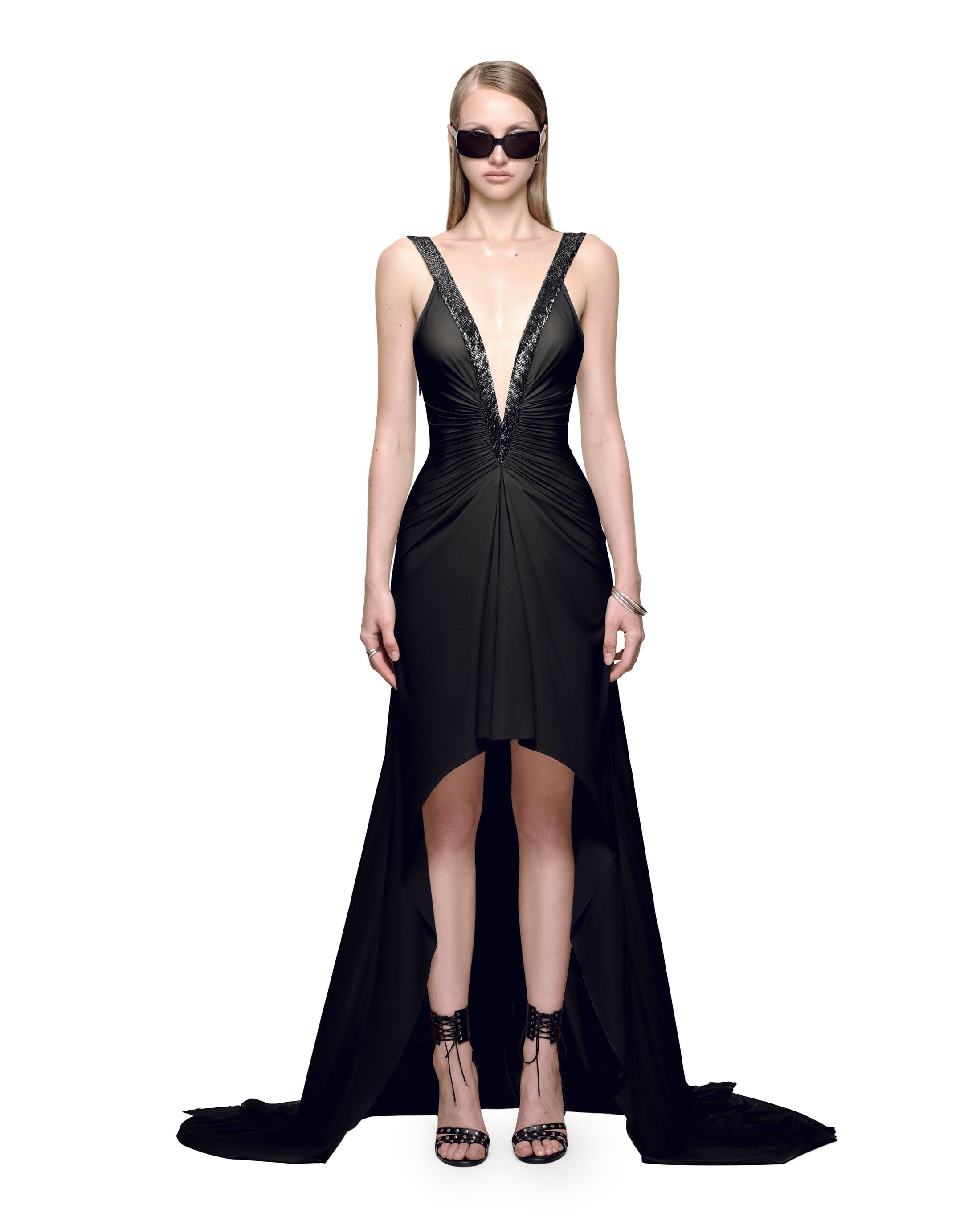 SOPHIA MIDI DRESS (BLACK)