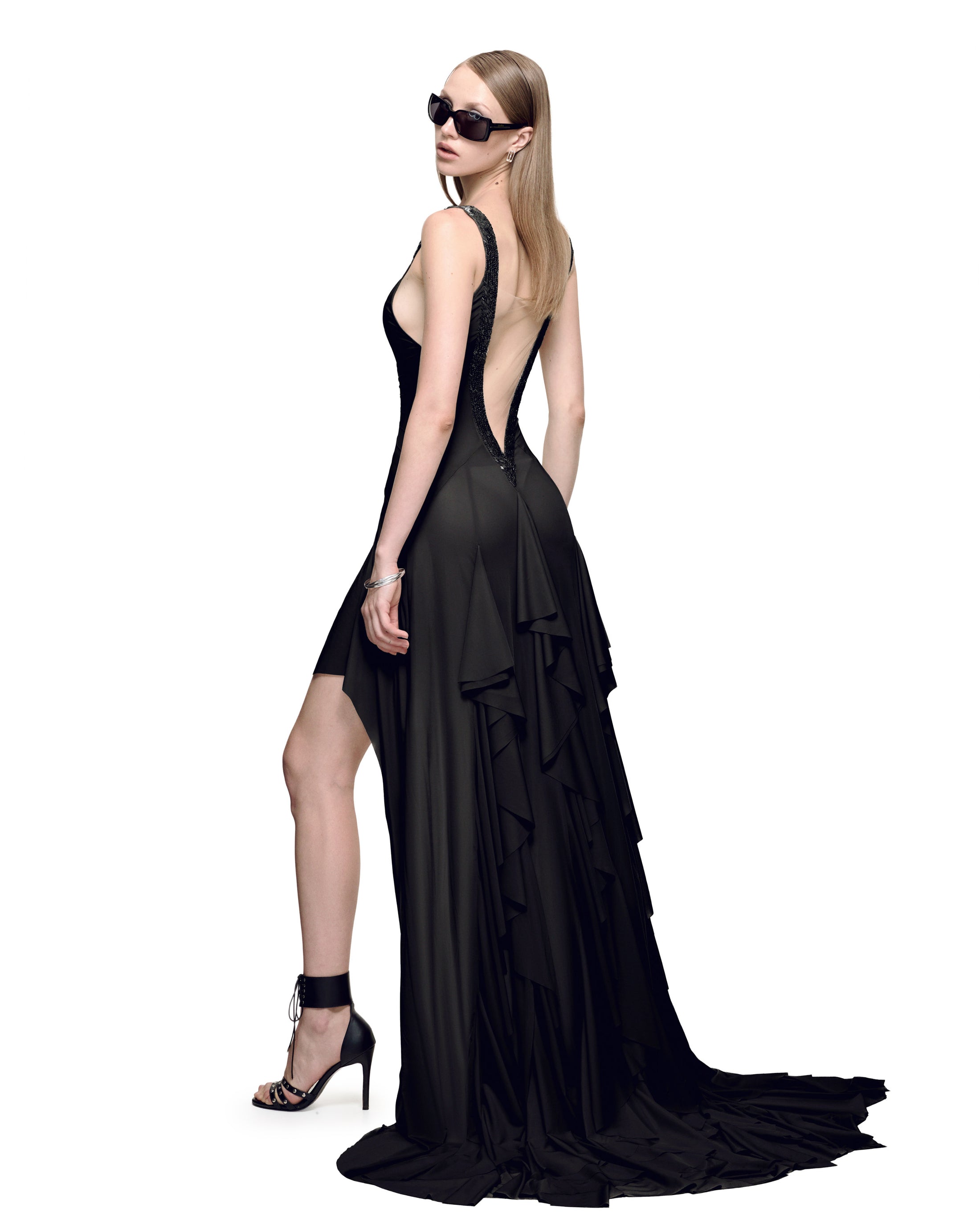 SOPHIA MIDI DRESS (BLACK)