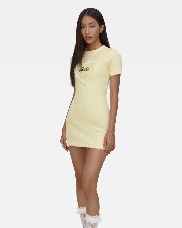 TEDDY MINI DRESS (YELLOW)