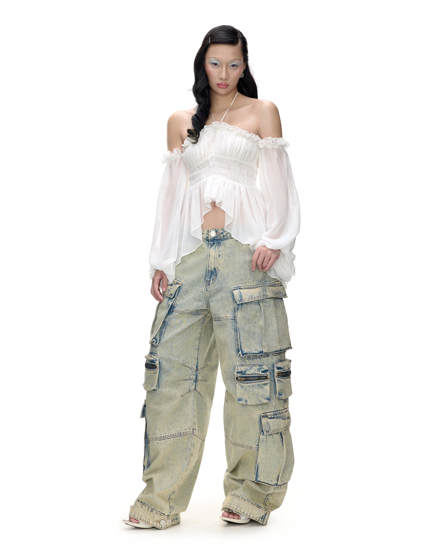 MARGO DENIM TROUSERS (LIGHT)