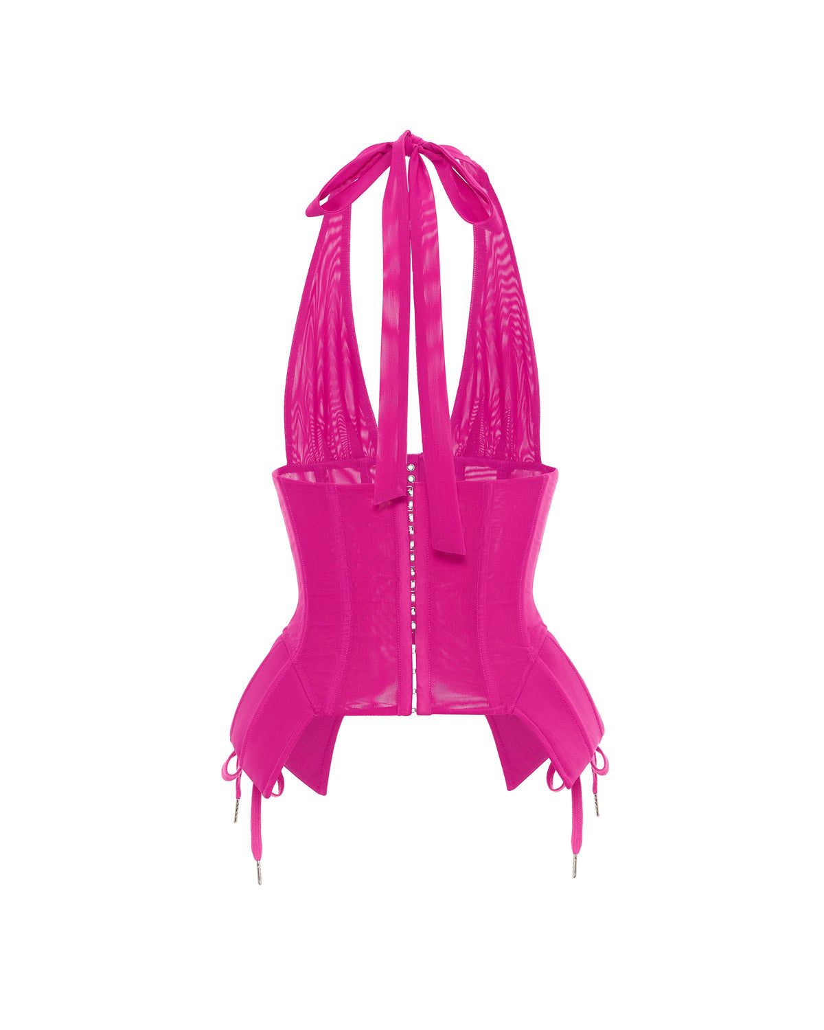 JENNIFER CORSET TOP (HOT PINK)