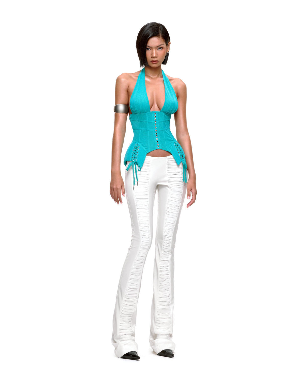 JENNIFER CORSET TOP (TURQUOISE)
