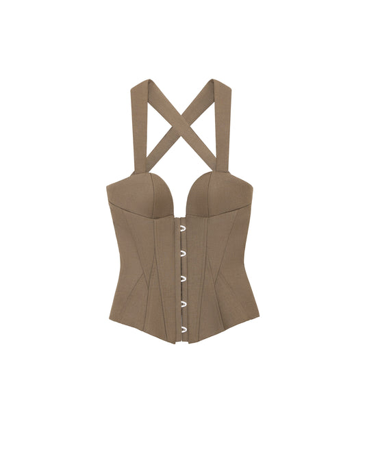 MEGHAN CORSET (KHAKI)